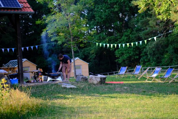Festliche Stimmung Zeltplätze